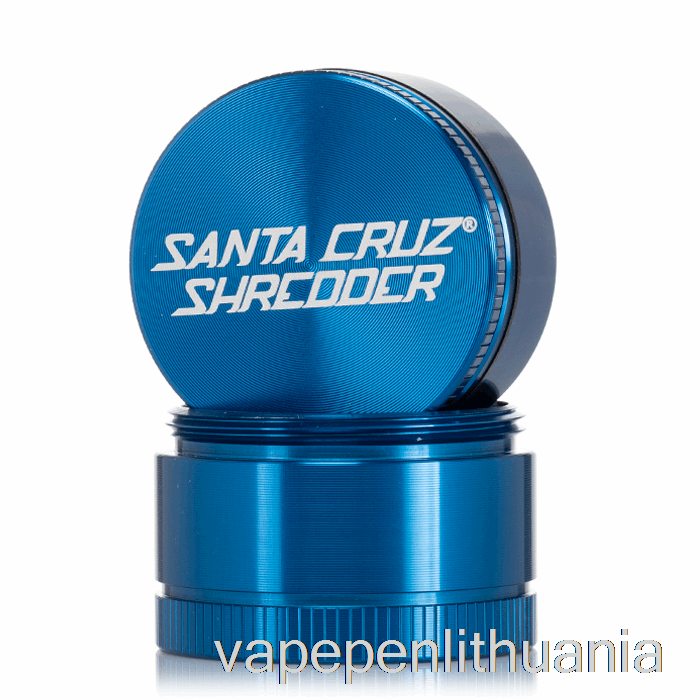 Santa Cruz Smulkintuvas 1,6 Colio Mažas 3 Dalių Smulkintuvas Mėlynas (40 Mm) Vape Skystis
